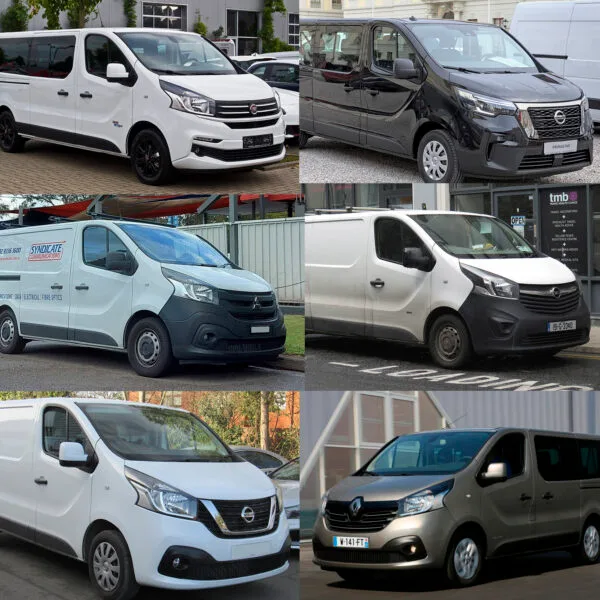 2x Air Vent para x82 - Renault Trafic III, Nissan NV300/Primastar, Opel/Vauxhall Vivaro B, Fiat Talento y Mitsubishi Express