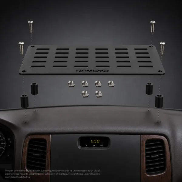 Panel RAMSYS GearGrid 320x160mm - Ideal para salpicaderos